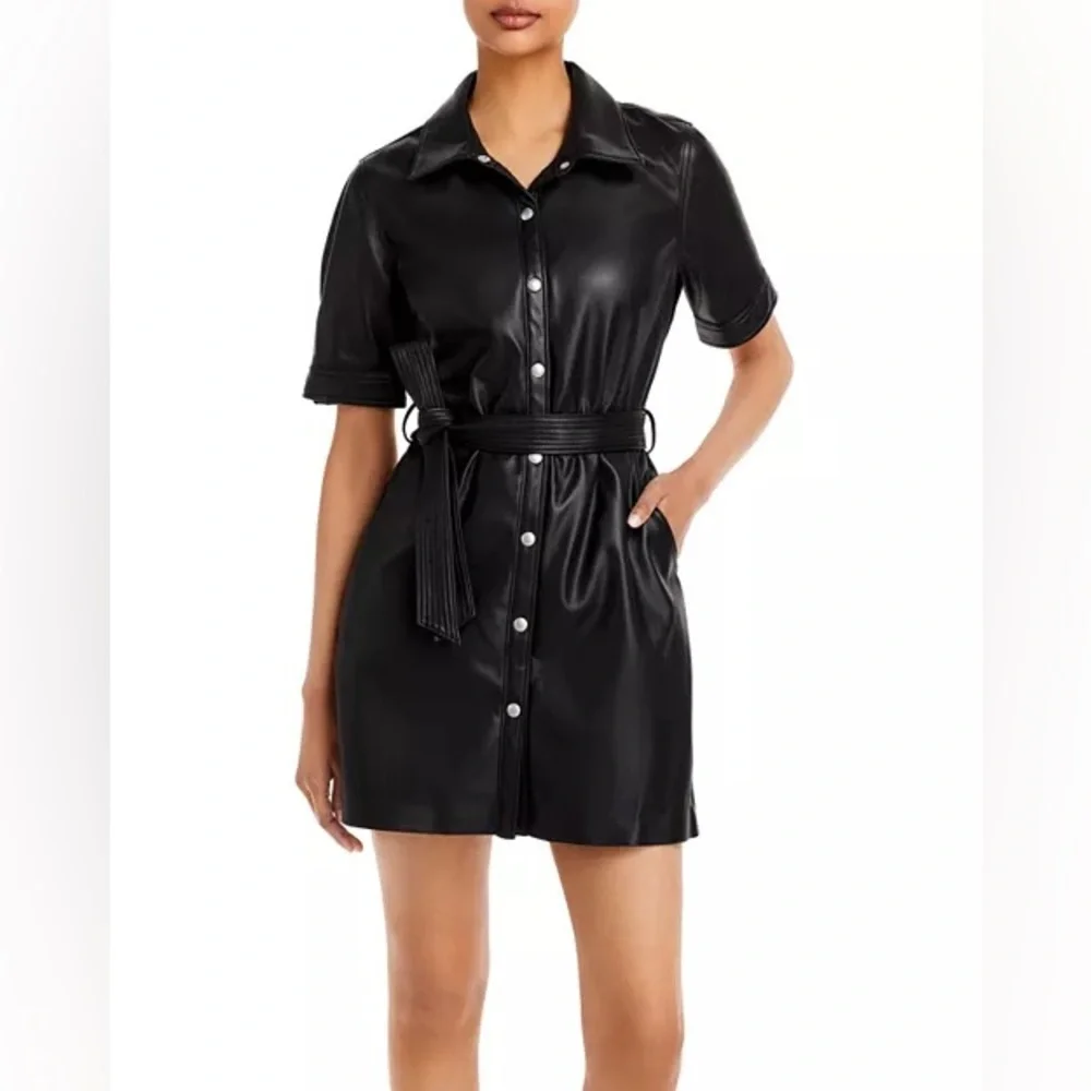 BLANK NYC SUSPICIOUS MIND‎ MINI SHIRT DRESS